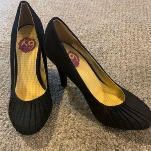 High heel pump  - black